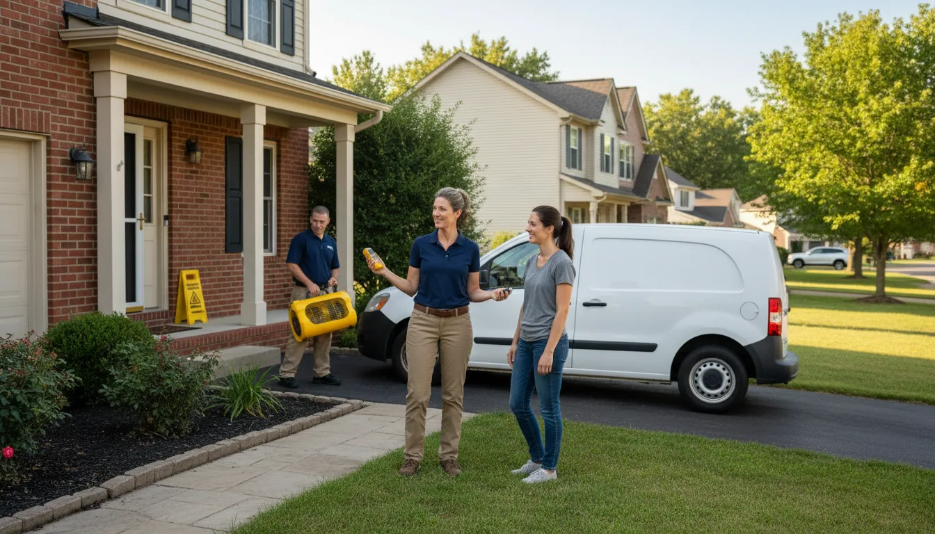 Water restoration image for Mold Remediation in Amlin, OH